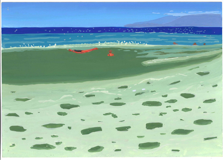 Aout 2014 - Série 4/61 - la vague avec Reine, Béréa Italie