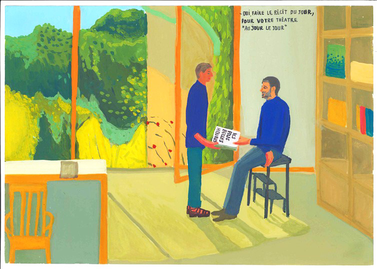 29 Septembre 2014 - Série 4/82 - Le théâtre et la peinture au jour le jour - (...)