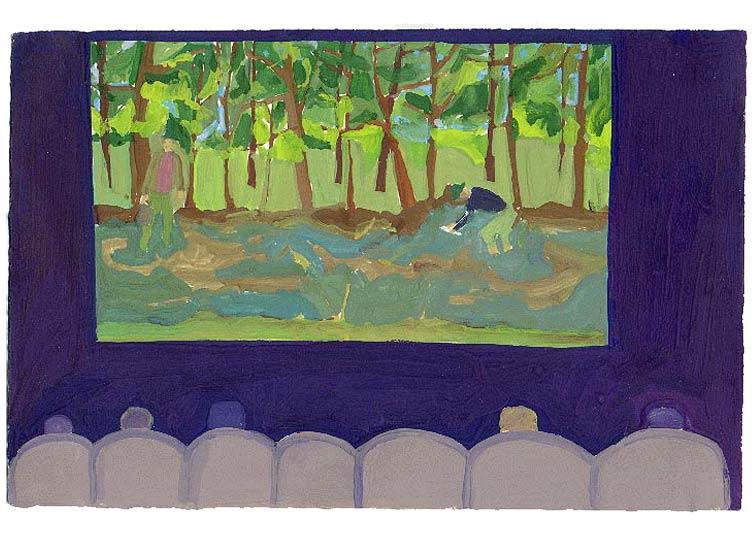 31 décembre 1990 - gouache / papier 25,5x19 cm - Série autobiographique (...)