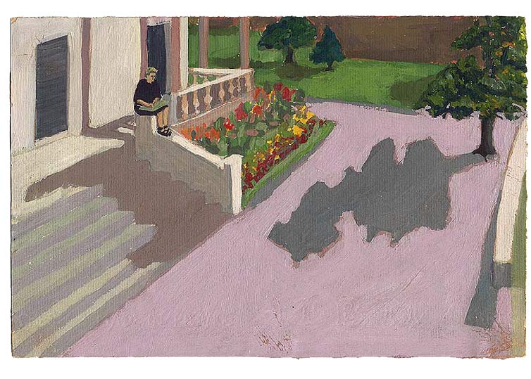 19 septembre 1990 - gouache / papier 25,5x19 cm - Série autobiographique (...)