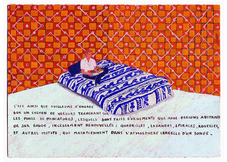 Septembre - 1995 - gouache / papier 25,5x19 cm - Série autobiographique (...)