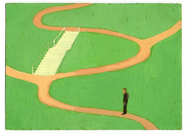 Septembre - 1995 - gouache / papier 25,5x19 cm - Série autobiographique (...)