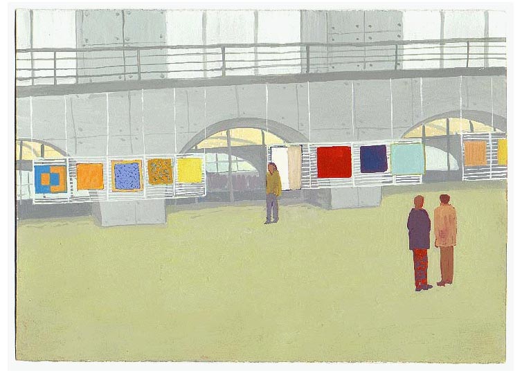 Septembre - 1995 - gouache / papier 25,5x19 cm - Série autobiographique (...)
