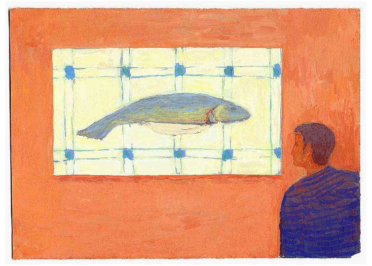 Septembre - 1995 - gouache / papier 25,5x19 cm - Série autobiographique (...)