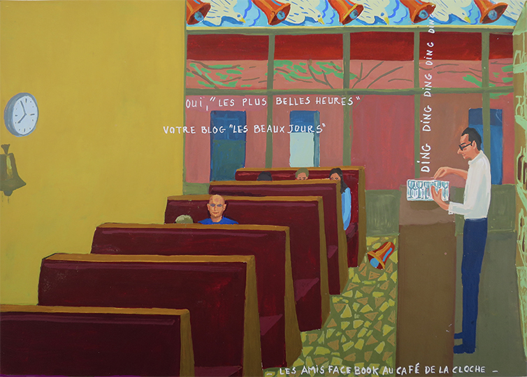 Novembre 2015, Série 4/157, L'ami FB au café de la cloche – (...)
