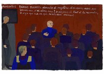 18 novembre 1990 - gouache / papier 25,5x19 cm - Série autobiographique (…)