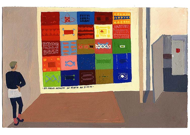 LES PLUS BELLES HEURES- 20 novembre 1990 - gouache / papier 25,5x19 cm - Série autobiographique (…)