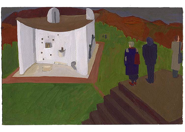 LES PLUS BELLES HEURES- 22 novembre 1990 - gouache / papier 25,5x19 cm - Série autobiographique (…)