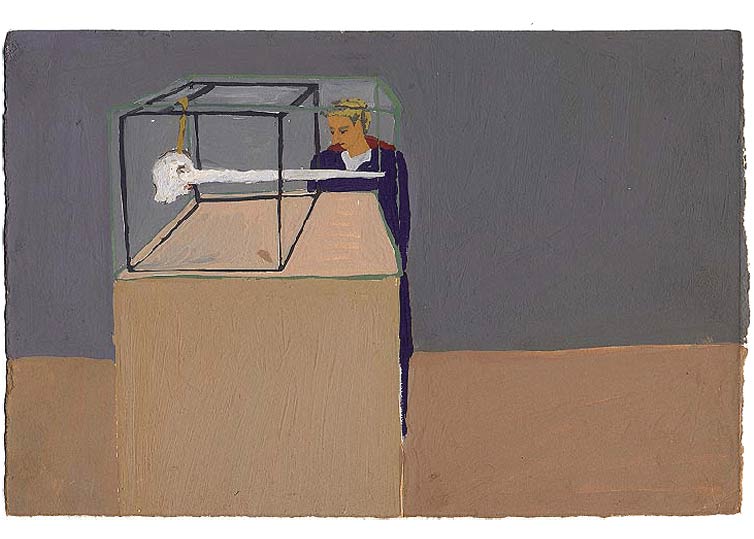 LES PLUS BELLES HEURES- novembre 1990 - gouache / papier 25,5x19 cm - Série autobiographique (…)