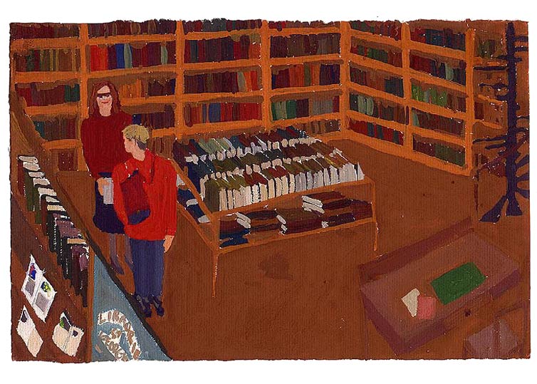 LES PLUS BELLES HEURES- novembre 1990 - gouache / papier 25,5x19 cm - Série autobiographique (…)