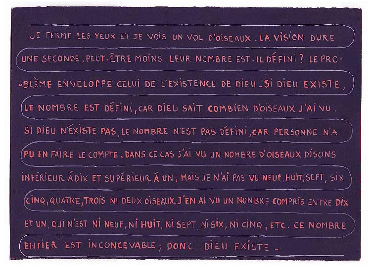 LES PLUS BELLES HEURES- Janvier - 1996 - gouache / papier 25,5x19 cm - Série autobiographique (…)