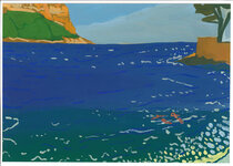 Juillet 2014 - Série 4/47 - la mer à Cassis