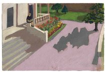 19 septembre 1990 - gouache / papier 25,5x19 cm - Série autobiographique (…)