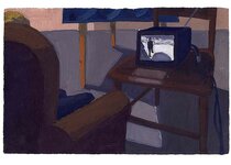 23 septembre 1990 - gouache / papier 25,5x19 cm - Série autobiographique (…)