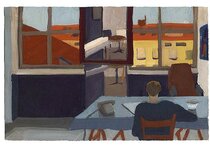 24 septembre 1990 - gouache / papier 25,5x19 cm - Série autobiographique (…)