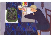 07 septembre 1990 - ''le bonzaï d'Alice'' - gouache (…)