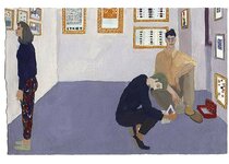 10 septembre 1990 - gouache / papier 25,5x19 cm - Série autobiographique (…)