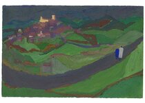 Janvier - 1991 - gouache / papier 25,5x19 cm - Série autobiographique (…)