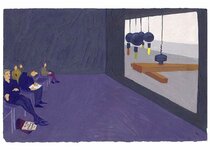 Janvier - 1991 - gouache / papier 25,5x19 cm - Série autobiographique (…)