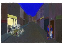 Juillet - 1991 - gouache / papier 25,5x19 cm - Série autobiographique (…)
