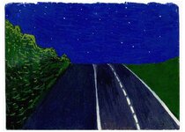 Novembre - 1995 - gouache / papier 25,5x19 cm - Série autobiographique (…)
