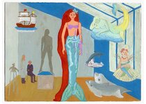 Novembre - 1995 - gouache / papier 25,5x19 cm - Série autobiographique (…)
