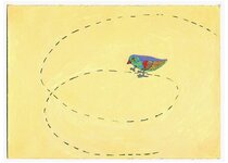 Novembre - 1995 - gouache / papier 25,5x19 cm - Série autobiographique (…)