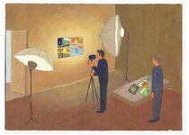 Novembre - 1995 - gouache / papier 25,5x19 cm - Série autobiographique (…)