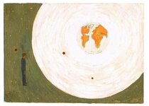 Novembre - 1995 - gouache / papier 25,5x19 cm - Série autobiographique (…)