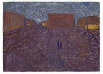 Novembre - 1995 - gouache / papier 25,5x19 cm - Série autobiographique (…)