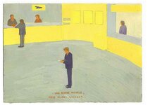 Novembre - 1995 - gouache / papier 25,5x19 cm - Série autobiographique (…)
