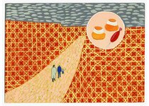 Septembre - 1995 - gouache / papier 25,5x19 cm - Série autobiographique (…)