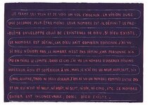 Janvier - 1996 - gouache / papier 25,5x19 cm - Série autobiographique (…)
