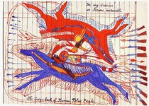 Juin - 1997 - gouache / papier 25,5x19 cm - Série autobiographique "Les (…)