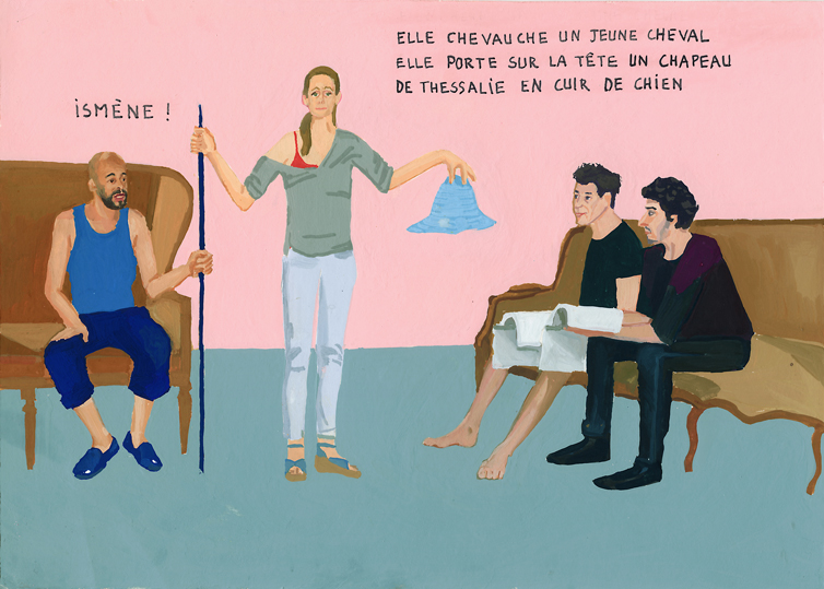 LES PLUS BELLES HEURES- Juin 2018, Série 5/4, Notes de scène, théâtre permanent, Oedipe à Colone de (…)