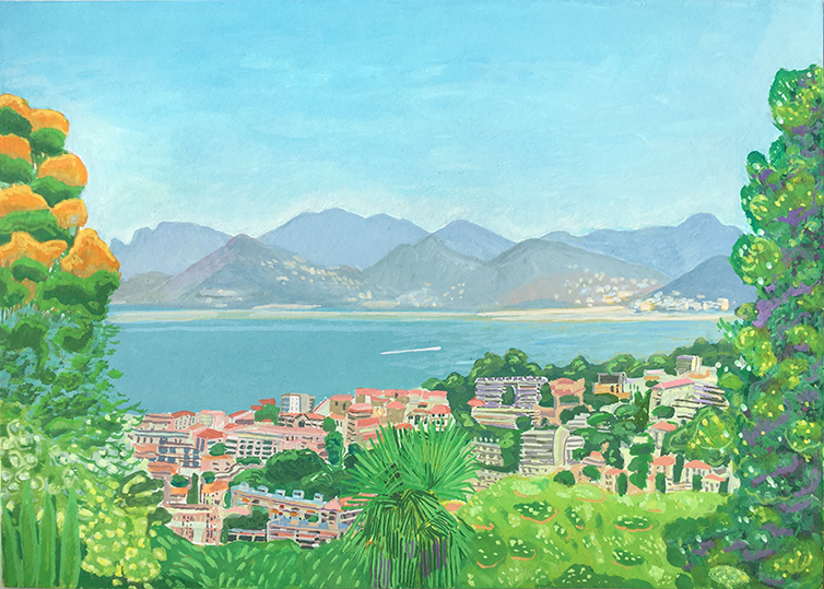 LES PLUS BELLES HEURES- Juillet 2020, Série 5/98, Sur les pas de P. Bonnard, paysage Bonnard de (…)
