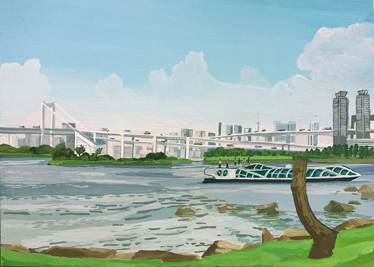 LES PLUS BELLES HEURES- Aout 2019, Série 5/72, Odaiba - Tokyo