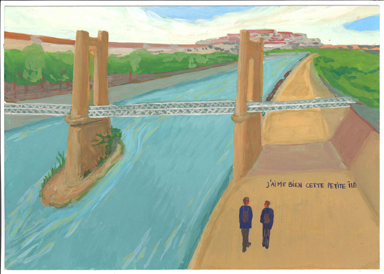 LES PLUS BELLES HEURES- 15 mai 2014 - Série 4/20 - L'île, berge du Rhone, Lyon