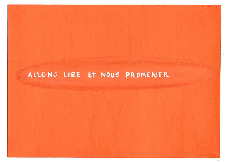 LES PLUS BELLES HEURES- Novembre - 1995 - gouache / papier 25,5x19 cm - Série autobiographique (…)