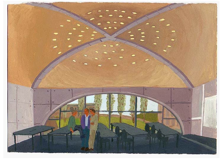 LES PLUS BELLES HEURES- Septembre - 1995 - gouache / papier 25,5x19 cm - Série autobiographique (…)