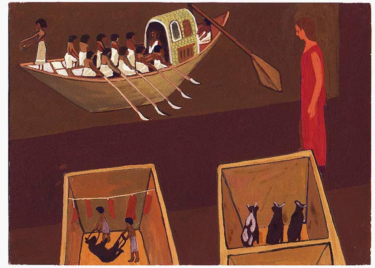 LES PLUS BELLES HEURES- Juin - 1997 - gouache / papier 25,5x19 cm - Série autobiographique "Les (…)
