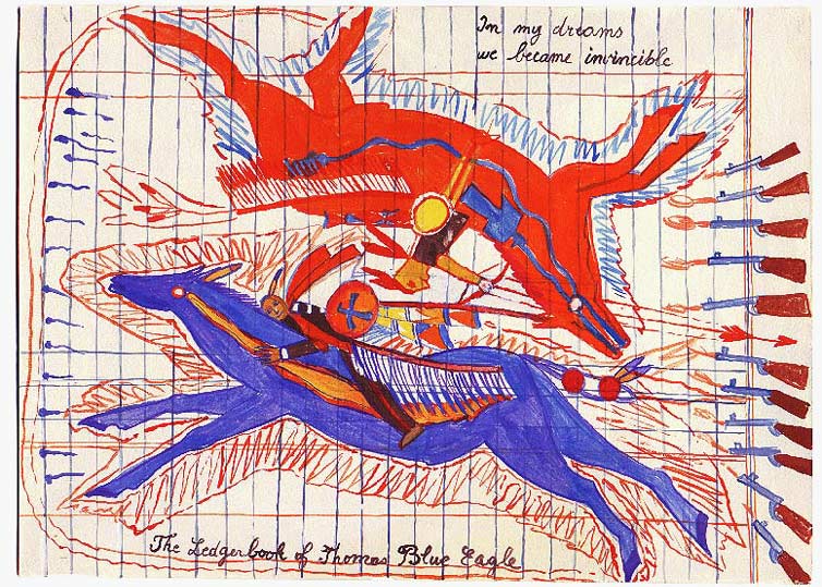 LES PLUS BELLES HEURES- Juin - 1997 - gouache / papier 25,5x19 cm - Série autobiographique "Les (…)