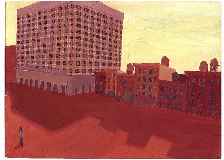 LES PLUS BELLES HEURES- Juin - 1997 - gouache / papier 25,5x19 cm - Série autobiographique "Les (…)