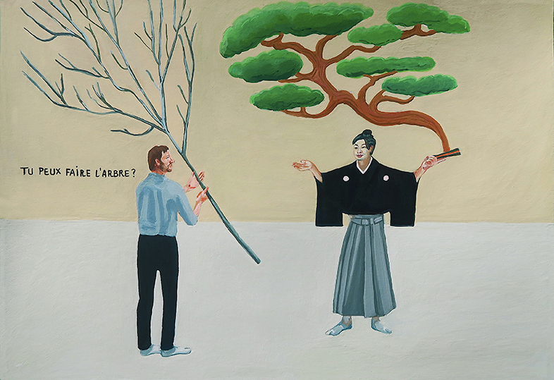 LES PLUS BELLES HEURES- Aout 2019, Série 5/81, Le théâtre de l'arbre, Simon Gauchet à la Villa (…)