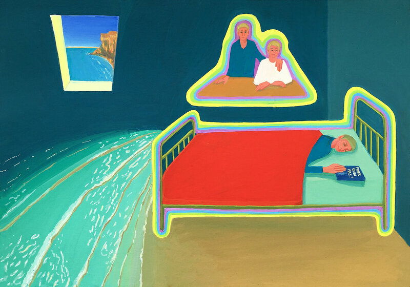 LES PLUS BELLES HEURES- Octobre 2022, Série 5/150, le lit-mer et le bon Aura, Villa la Brugère, (…)